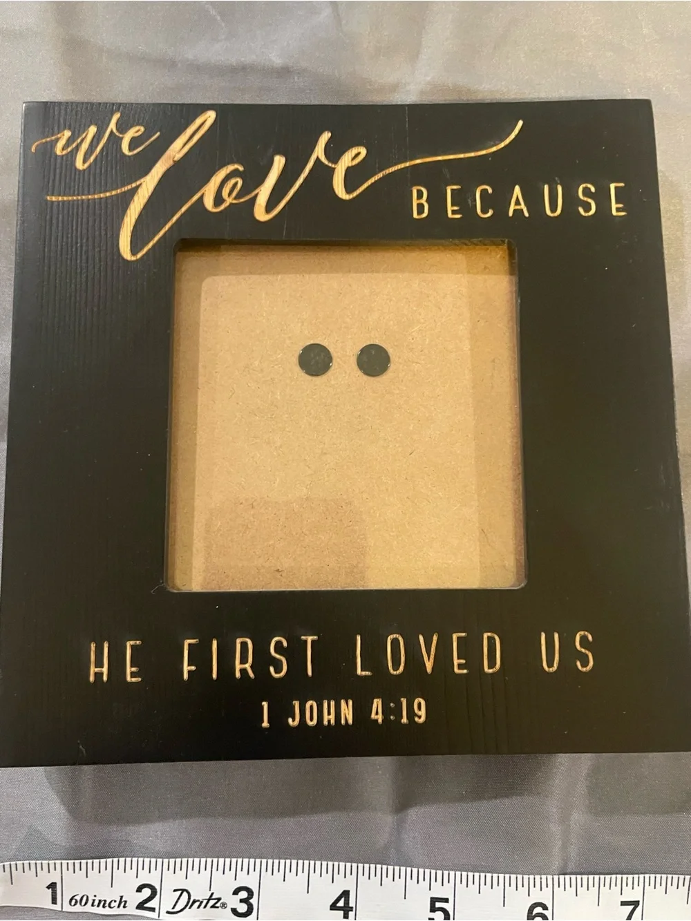 Black and Gold Inspirational Picture Frame – 